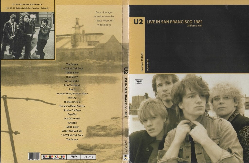 DVD - U2 - LIVE IN SAN FRANCISCO 1981, Verzenden, Nieuw in verpakking, Concert