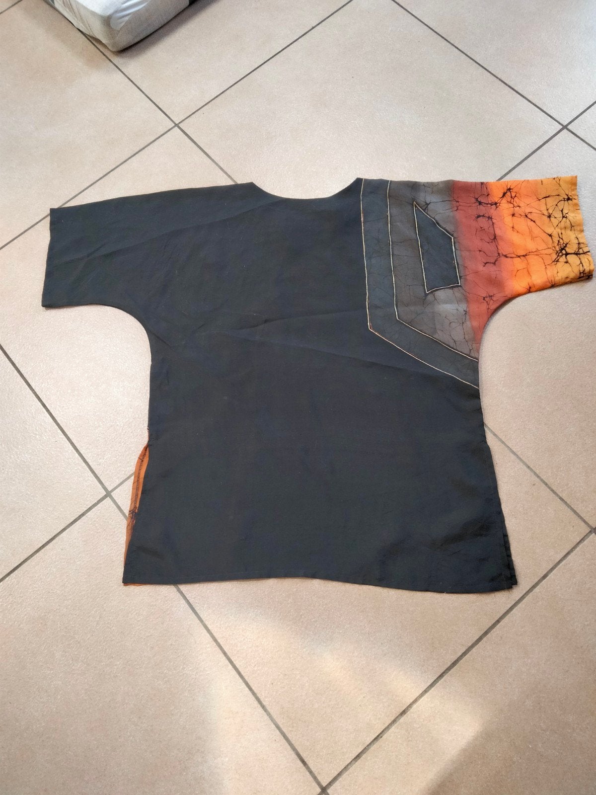 Yolanda Aluwihare .Unieke handgemaakte bloes/tuniek van 100, Kleding | Dames, Gelegenheidskleding, Overige typen, Maat 46/48 (XL) of groter