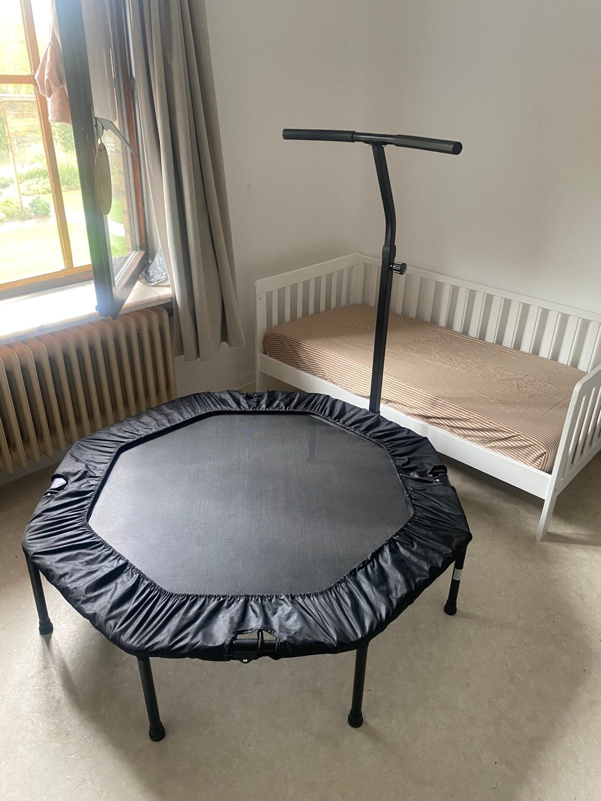 Rebounder trampoline, Sport en Fitness, Overige Sport en Fitness, Ophalen, Zo goed als nieuw