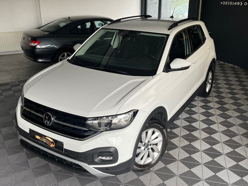 Volkswagen T-Cross 1.0TSI 1e eigenaar 1 jaar garantie, Auto's, Volkswagen, Voorwielaandrijving, Wit, 5 deurs, 3 cilinders