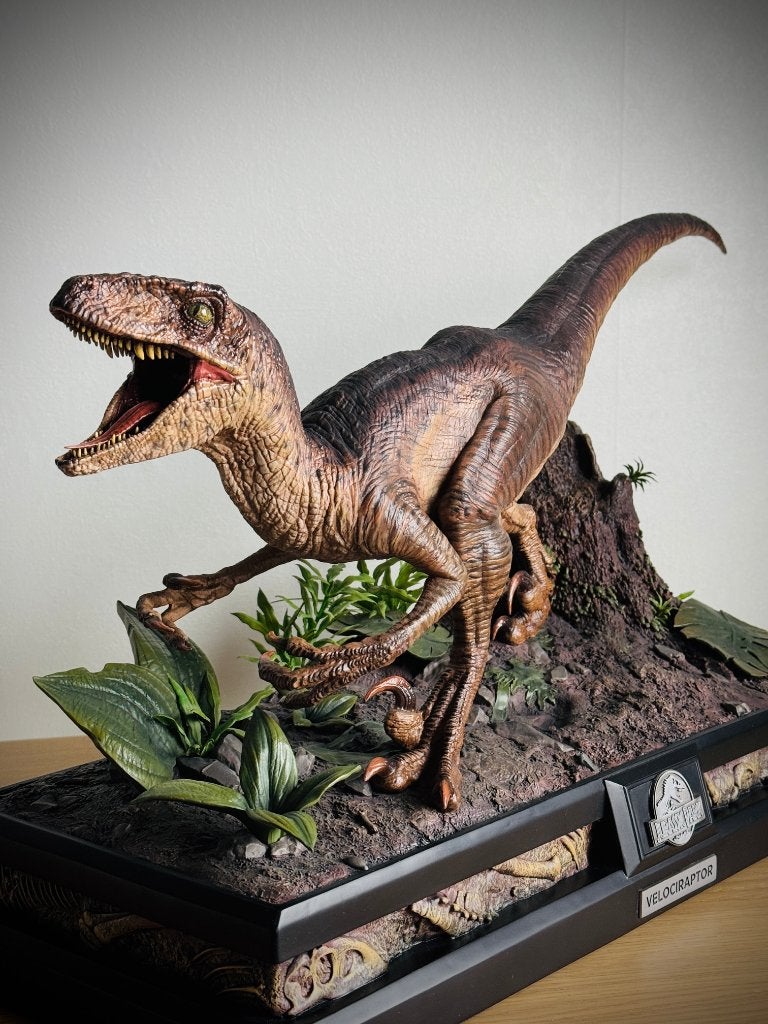 Velociraptor Attack - Prime 1 Studio, Verzamelen, Ophalen, Zo goed als nieuw, Overige typen