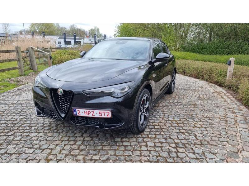 Alfa Romeo Stelvio Veloce, Auto's, Alfa Romeo, Zwart, Diesel, 5 deurs, SUV of Terreinwagen