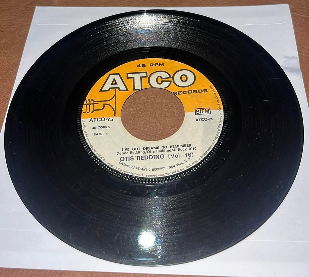 Otis Redding - I’ve got dreams to remember - 7” vinyl single, Enlèvement ou Envoi, Utilisé