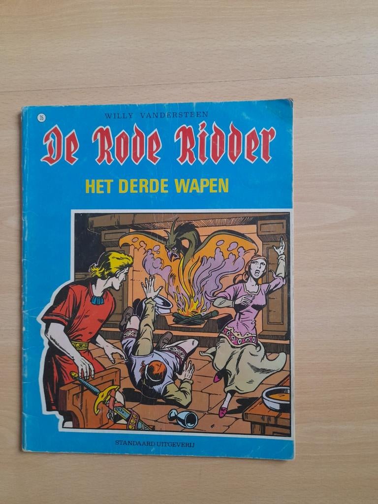 Le Chevalier rouge n 35 - la troisième arme, Willy Vandersteen, Une BD, Enlèvement, Utilisé
