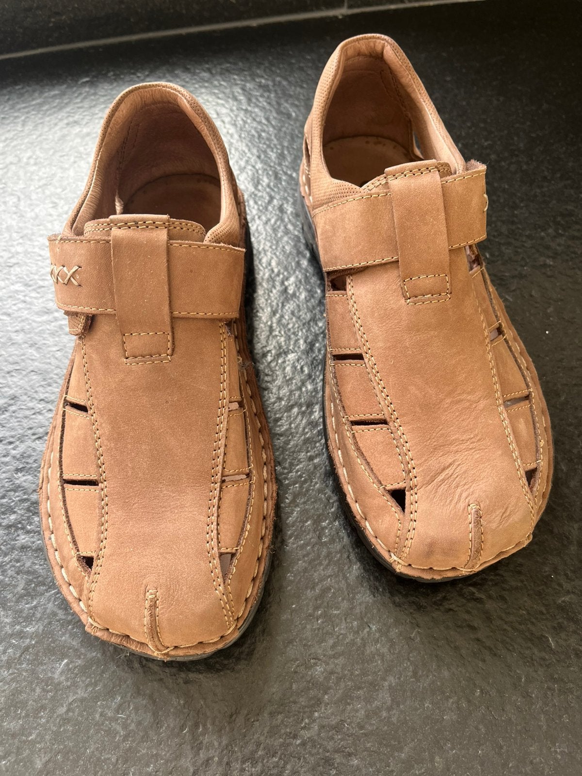 Bruine sandalen van cypres, Kleding | Heren, Schoenen, Bruin, Zo goed als nieuw, Ophalen, Sandalen