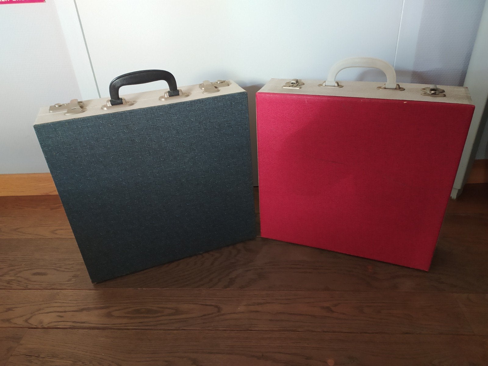 Vintage LP koffers, Muziek en Instrumenten, Behuizingen en Koffers, Ophalen, Gebruikt