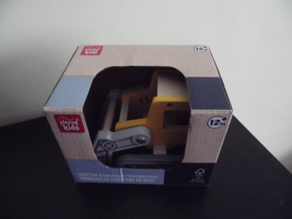 2 NIEUWE HOUTEN BOUWVOERTUIGEN, Ophalen of Verzenden, Nieuw