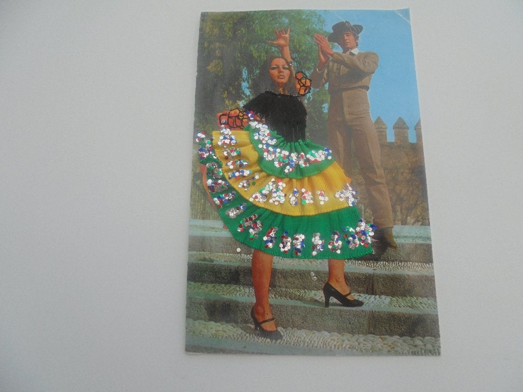spaanse klederdracht, Collections, Cartes postales | Thème, Enlèvement ou Envoi, 1980 à nos jours, Non affranchie, Costume traditionnel