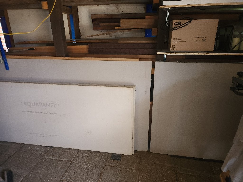 Aquapanel outdoor cementgebonden platen, Ophalen, Zo goed als nieuw