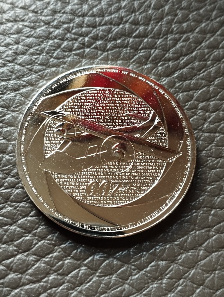 1oz.999 zilver UK 2 Pounds  James Bond, Enlèvement ou Envoi, Autres pays, Monnaie en vrac, Argent