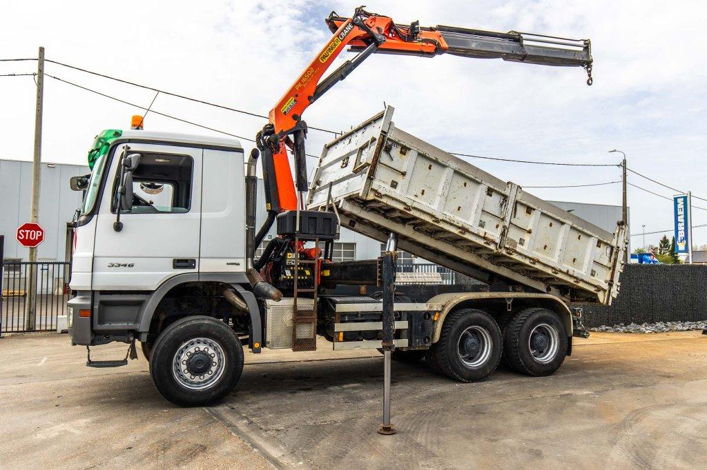 Mercedes-Benz ACTROS 3346 K-MP2-6x6-E5+PK 16 502 A4, Autos, Camions, Entreprise, Achat, Air conditionné, Vitres électriques, Mercedes-Benz