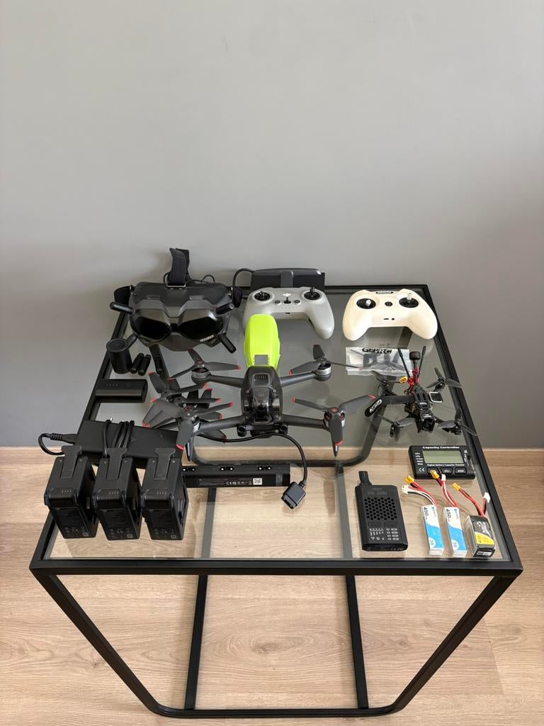 Dji FPV Fly Meer Combo + GEP Smart HD FPV, Audio, Tv en Foto, Drones, Zo goed als nieuw, Cameradrone, Topkwaliteit, DJI, 250 tot 900 gram