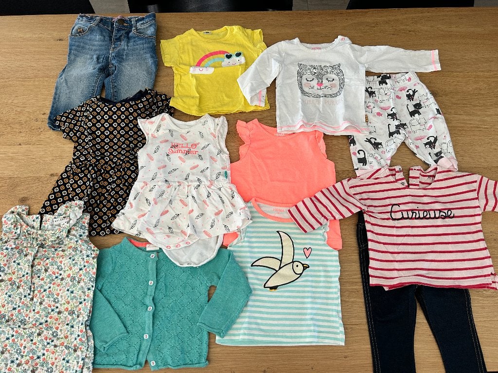 babykleding pakket maat 68 meisjes, Kinderen en Baby's, Babykleding | Maat 68, Ophalen