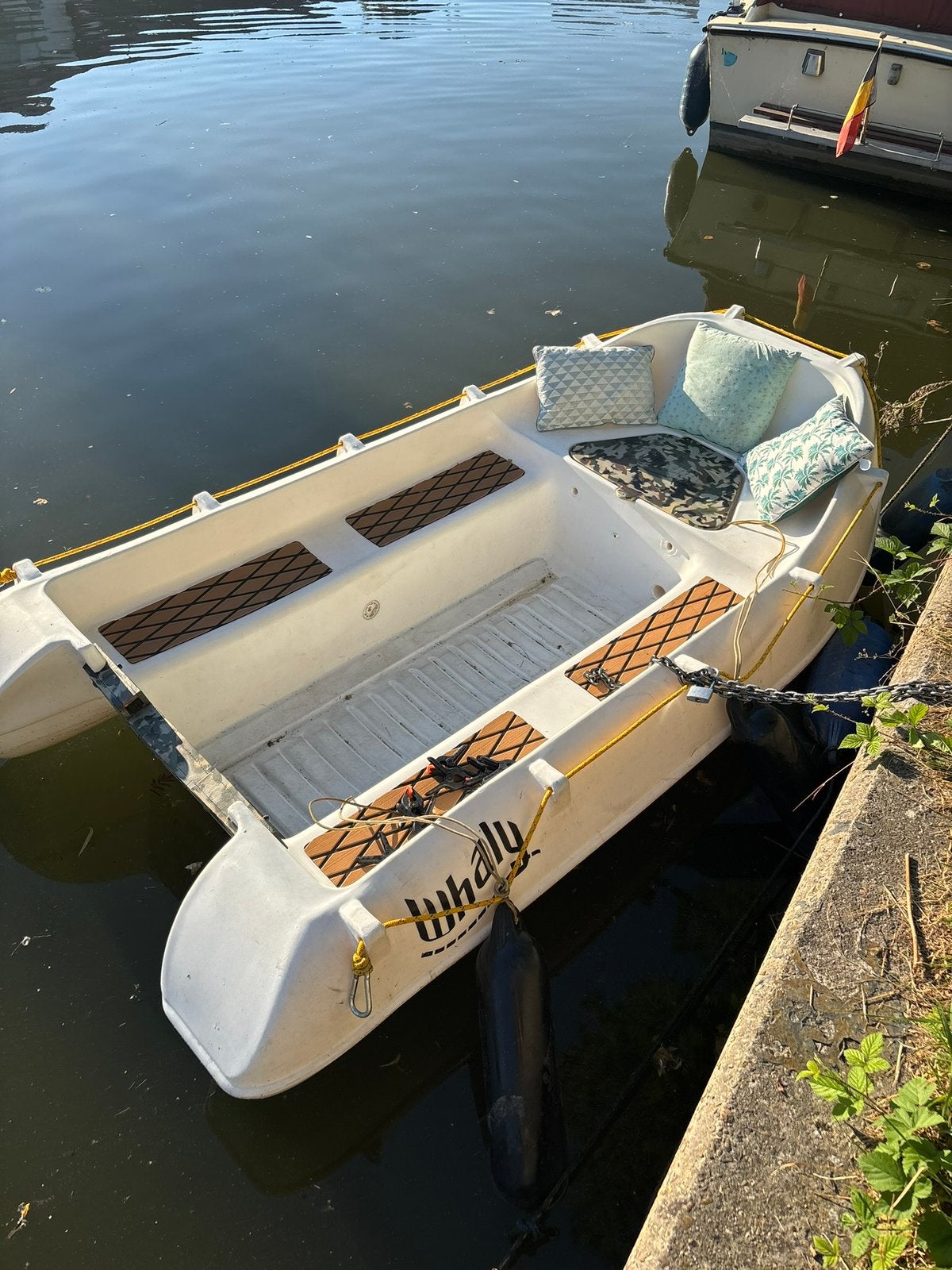 Whaly 270 + trailer – degelijke bijboot / sloep / visboot, Remorque, Enlèvement, Utilisé, Moteur hors-bord