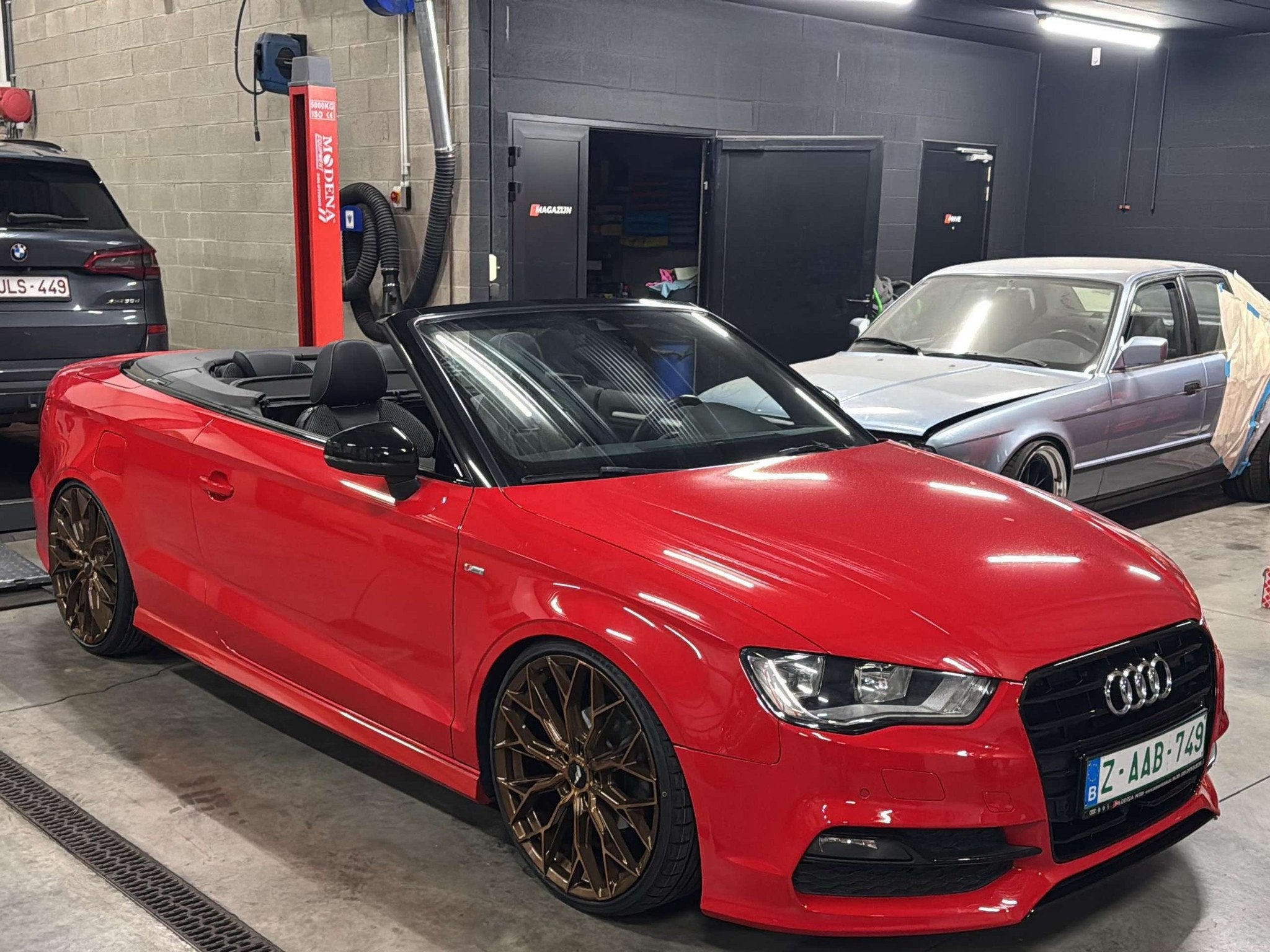 Audi A3 CABRIO S line DSG TUNED VMAXX + 20" JR 49 breedset, Autos, Achat, Entreprise, 2 portes, Automatique