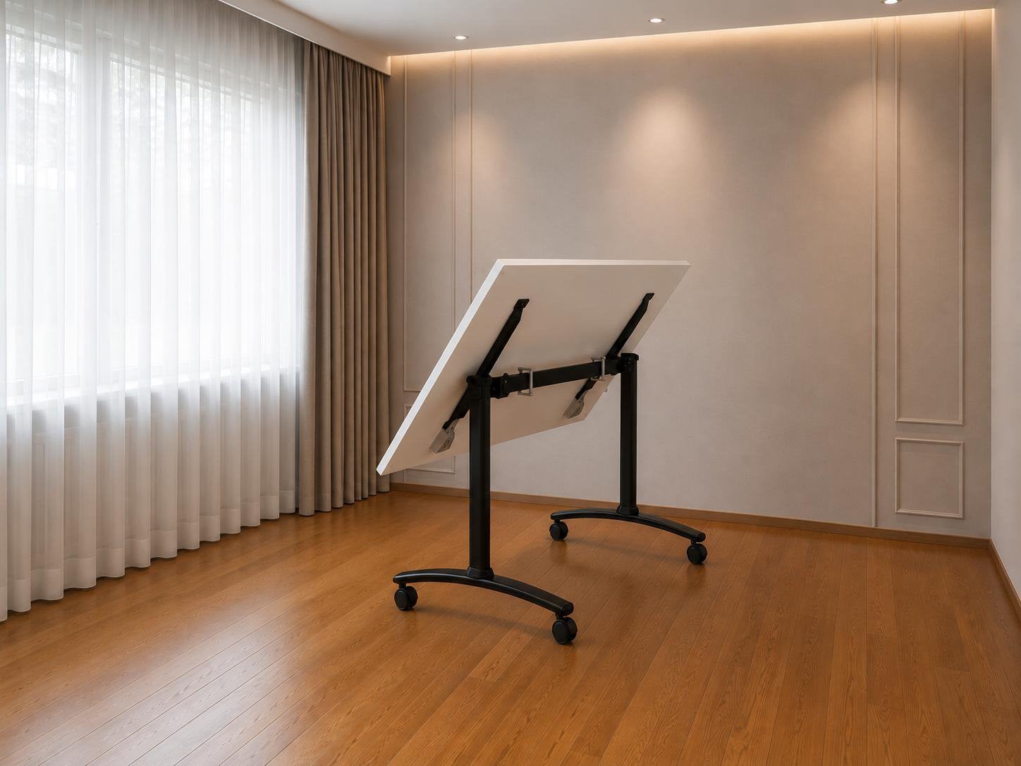 Bureau Kantine tafel klapbaar en verrijdbaar, Ophalen, Bureau