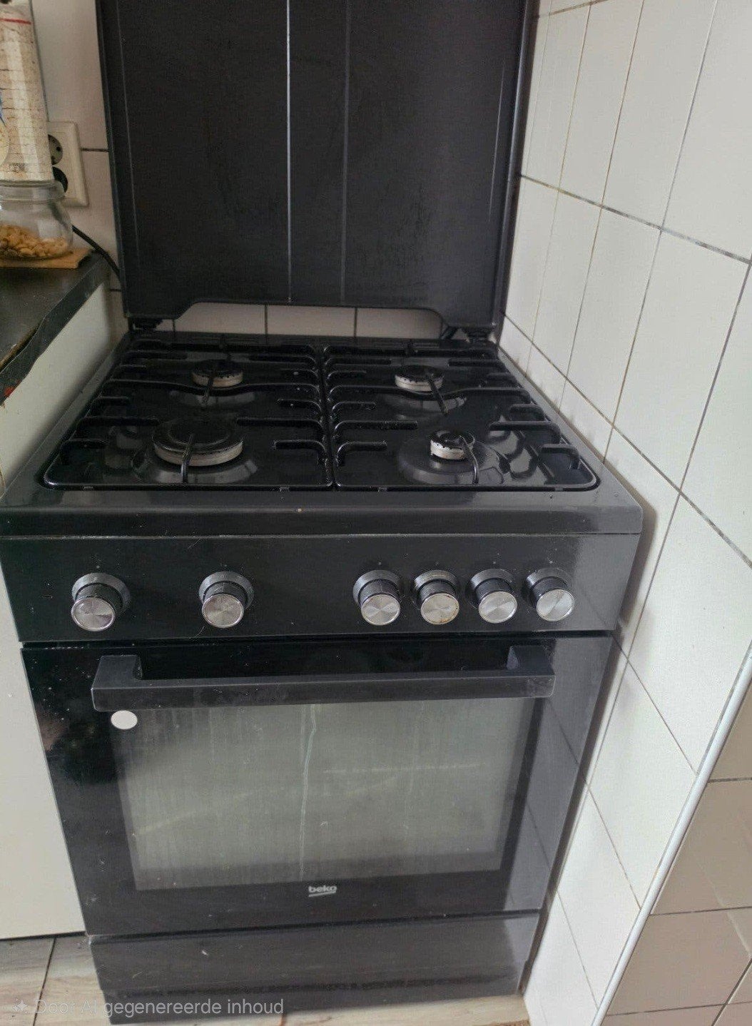 MOET WEG Beko Gasfornuis., Ophalen, Gebruikt, Hete lucht, 4 kookzones
