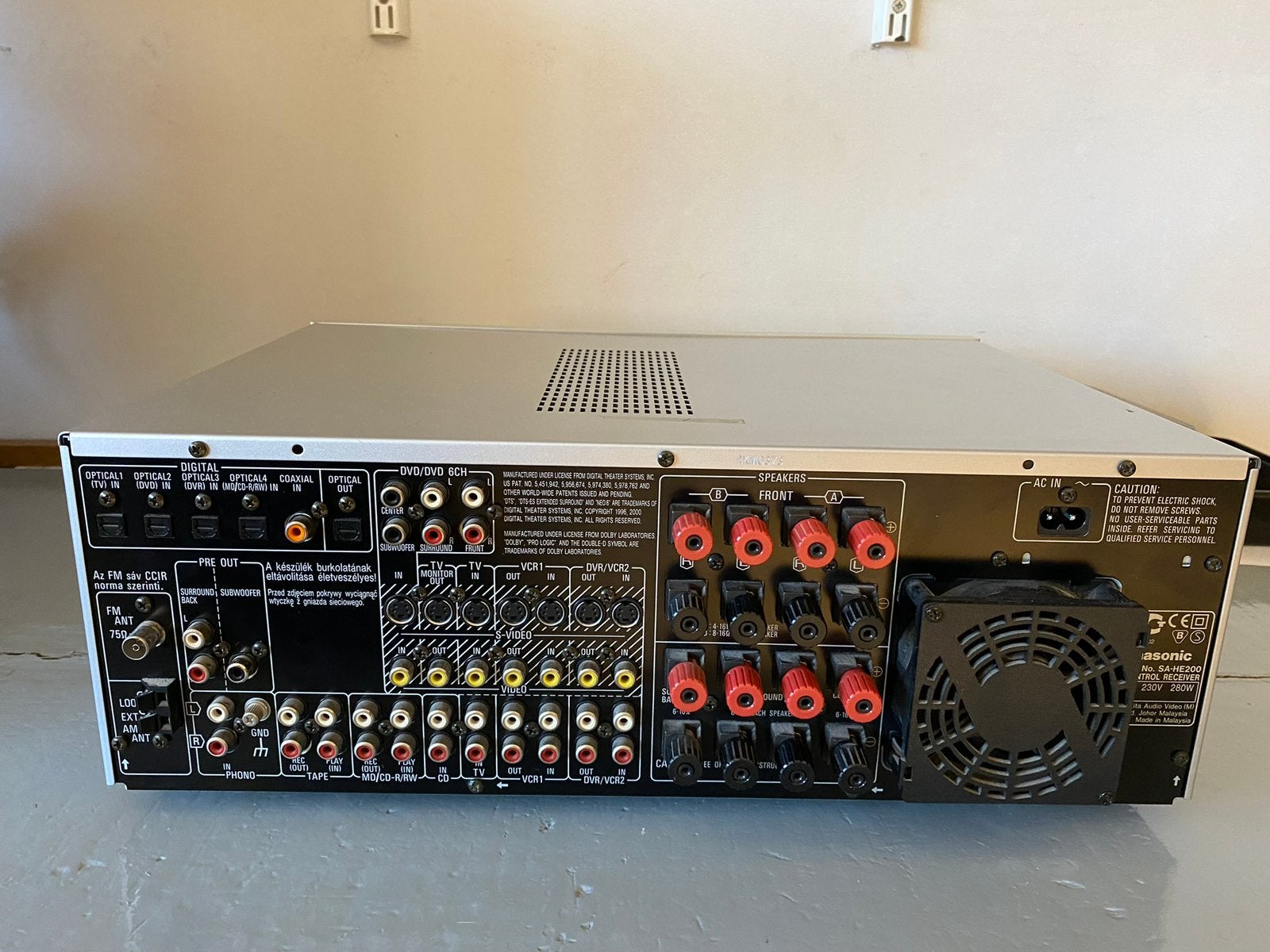 Panasonic hifi receiver, Ophalen of Verzenden, Zo goed als nieuw