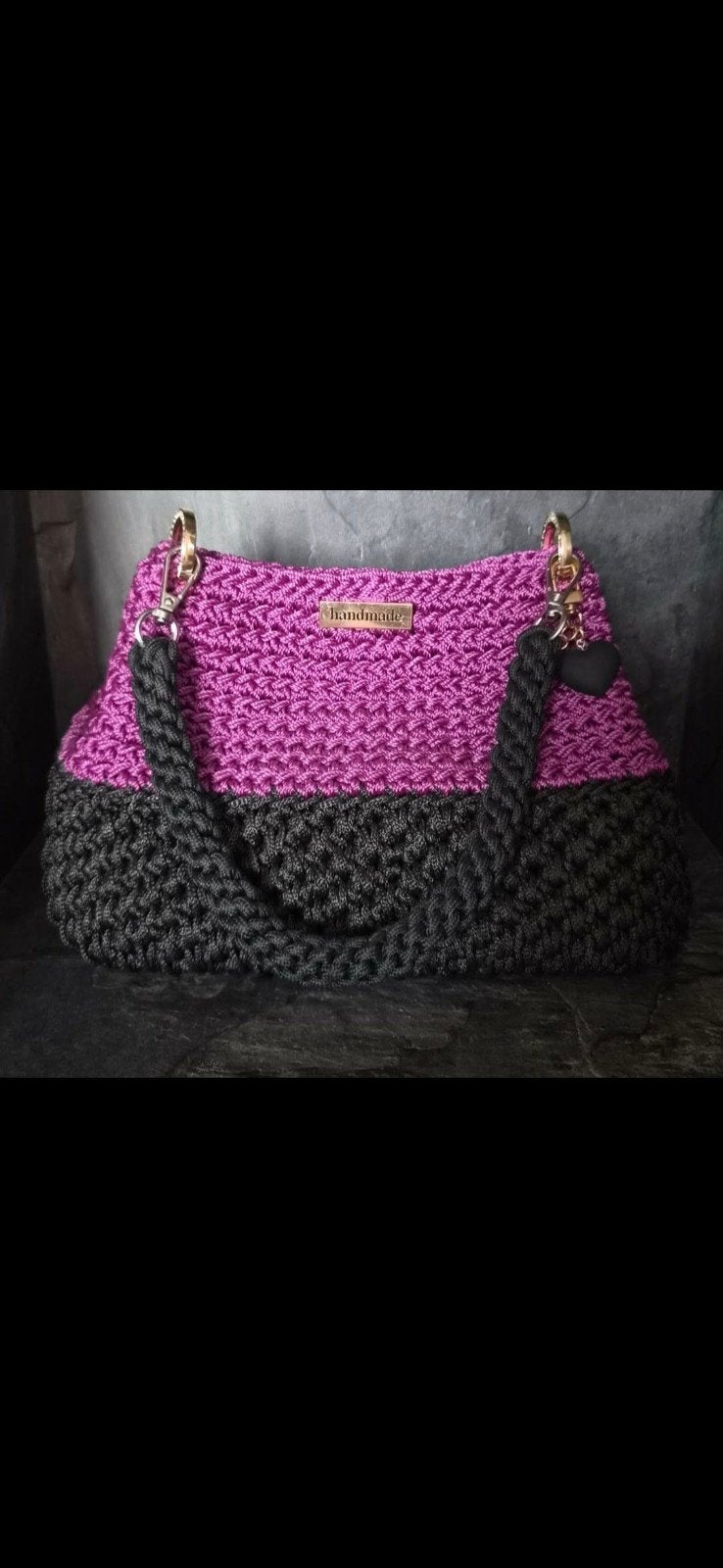 sac fait main au crochet, Enlèvement ou Envoi, Neuf, Sac à main