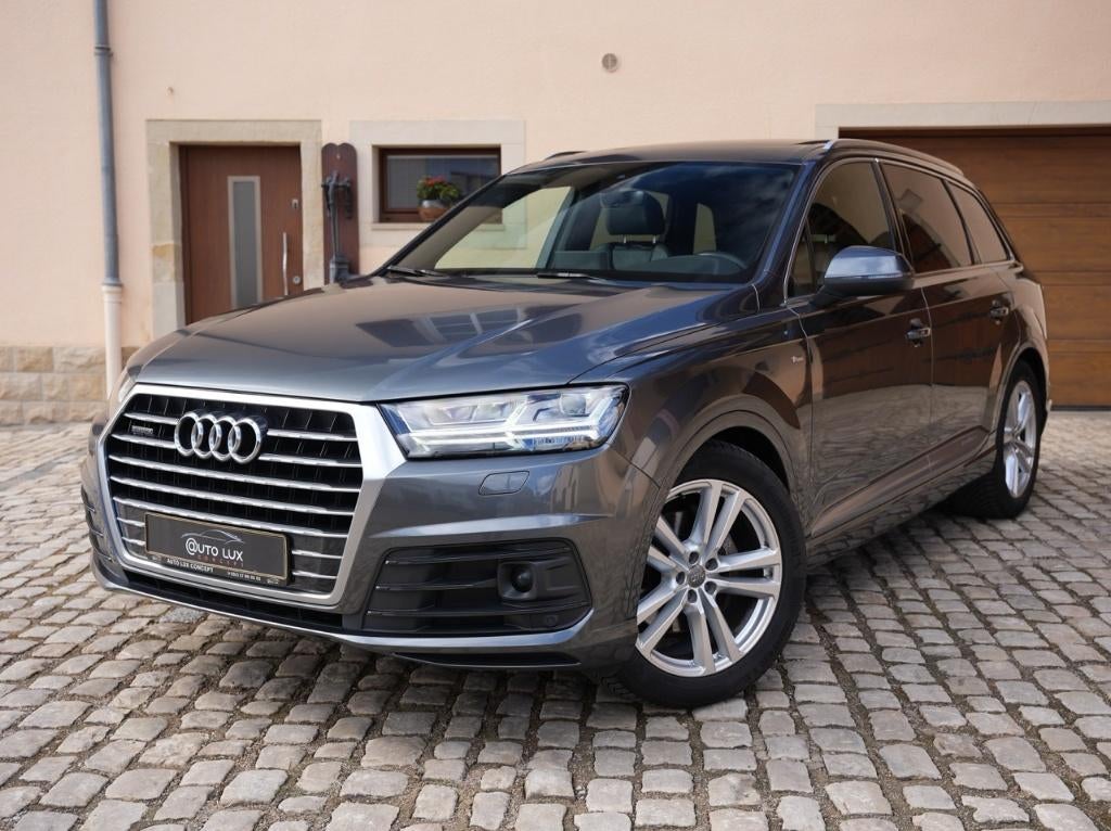 Audi Q7 3.0 TDI quattro S line/Pano/Virtual/Caméra/Tour, Autos, Argent ou Gris, Achat, Euro 6, Entreprise