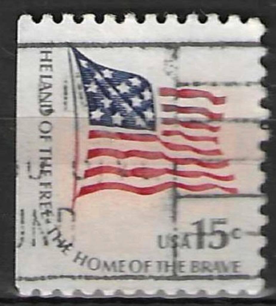 États-Unis 1978 - Yvert 1204b - Drapeau : Fort M. Henr (ST), Envoi, Affranchi