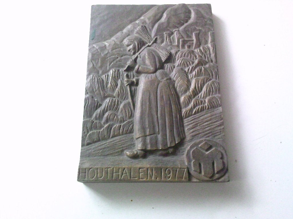 bronze plak houthalen 1977, Ophalen