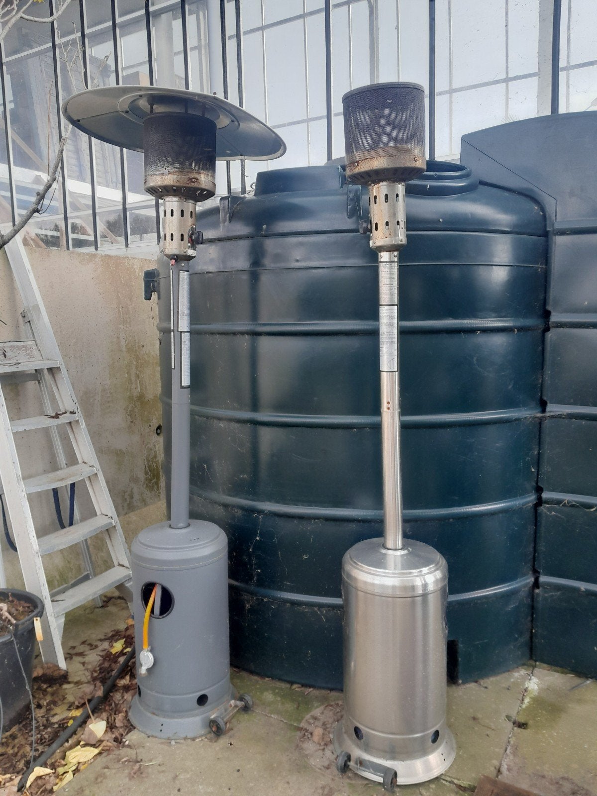 terasverwarmer op gas 2 stuks, Tuin en Terras, Ophalen, Gas