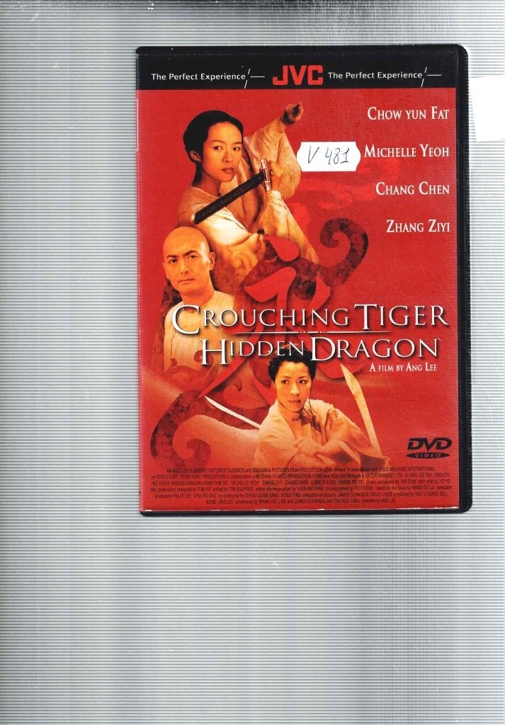 dvd  /  Crouching Tiger, Hidden Dragon, Cd's en Dvd's, Dvd's | Overige Dvd's, Zo goed als nieuw, Ophalen of Verzenden