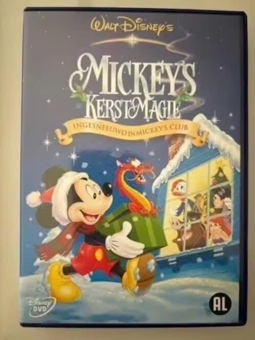DVD Mickey’s Kerstmagie ingesneeuwd in Mickey’s club (2001), Cd's en Dvd's, Ophalen of Verzenden, Nederlands, Nederlands
