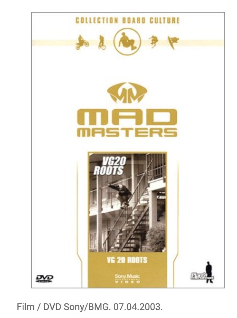 dvd Skateboard Masters: Redemption (MX) VG 20 roots, Skateboard, Enlèvement ou Envoi, Utilisé, Autres types