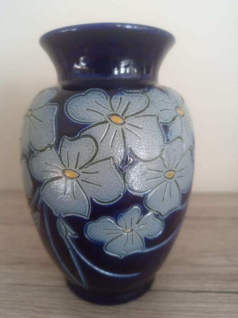 Vintage keramieken vaasje – Marcel Schmitter et Cie – Alsace, Antiek en Kunst, Ophalen