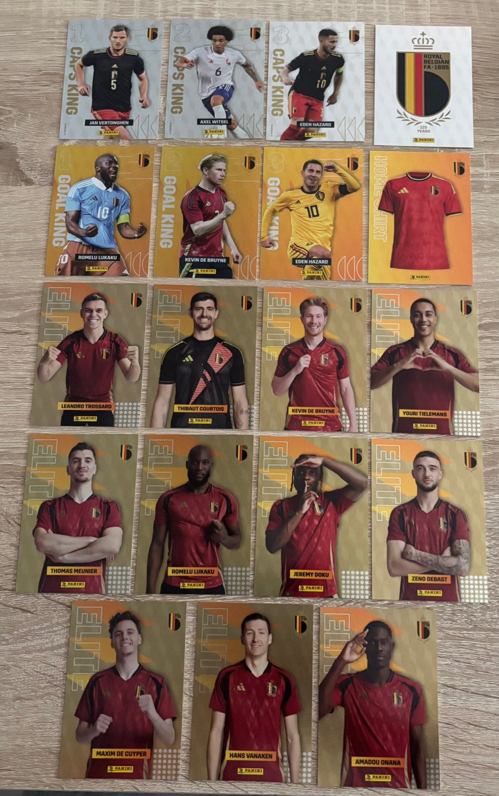 Panini verzamelkaarten rode duivels, Ophalen of Verzenden, Zo goed als nieuw