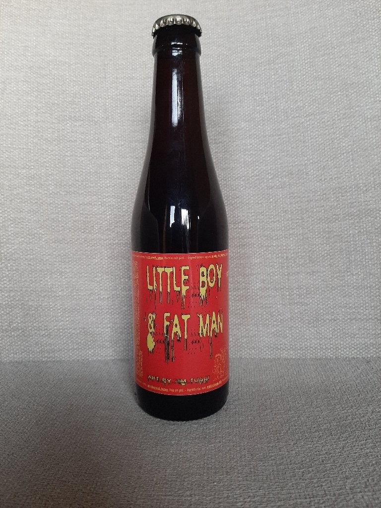 struise brouwers - little boy & fat man - 33 cl - 29%, Ophalen, Nieuw, Flesje(s), Overige merken