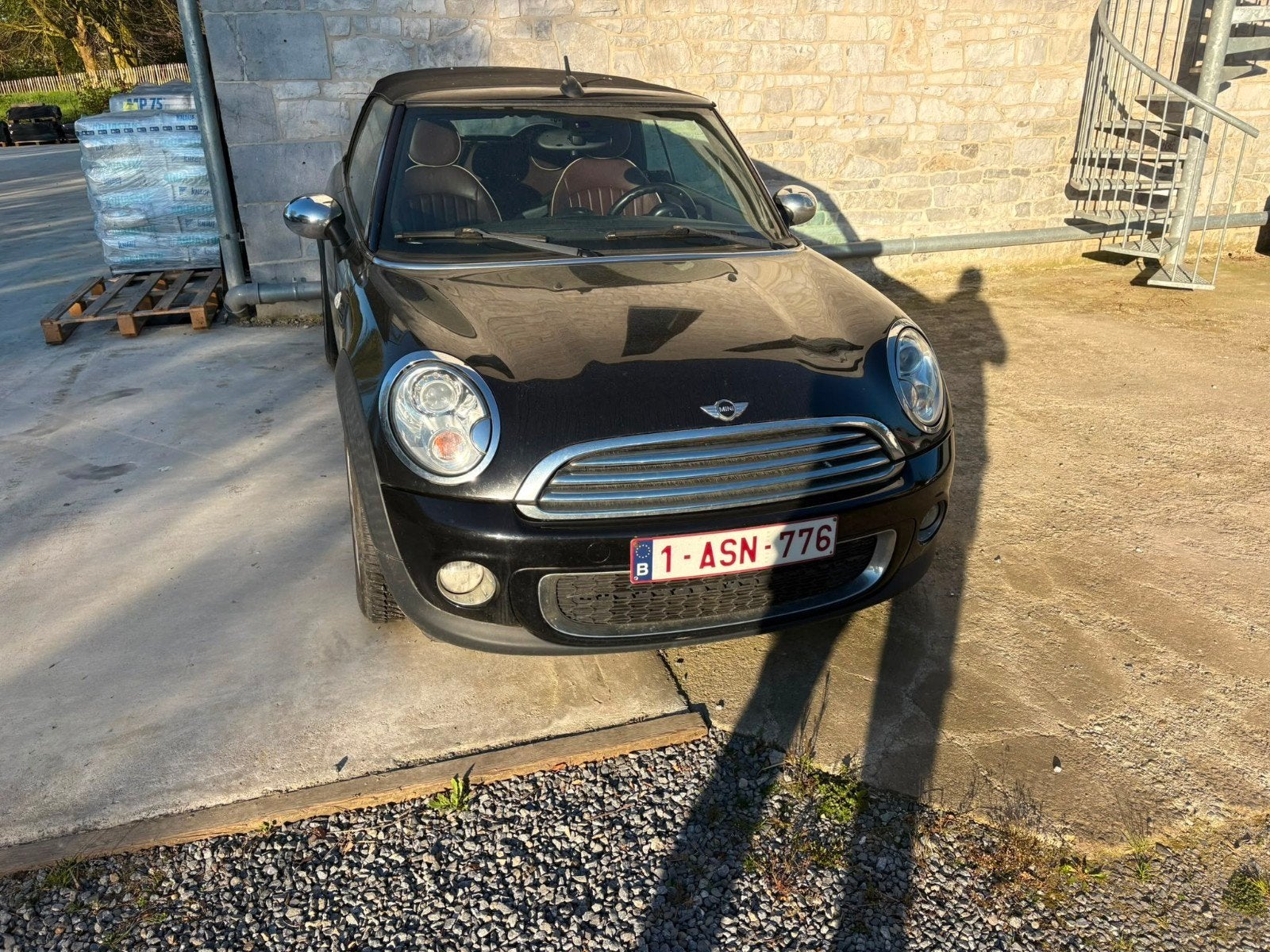Mini Cooper cabriolet, Enlèvement