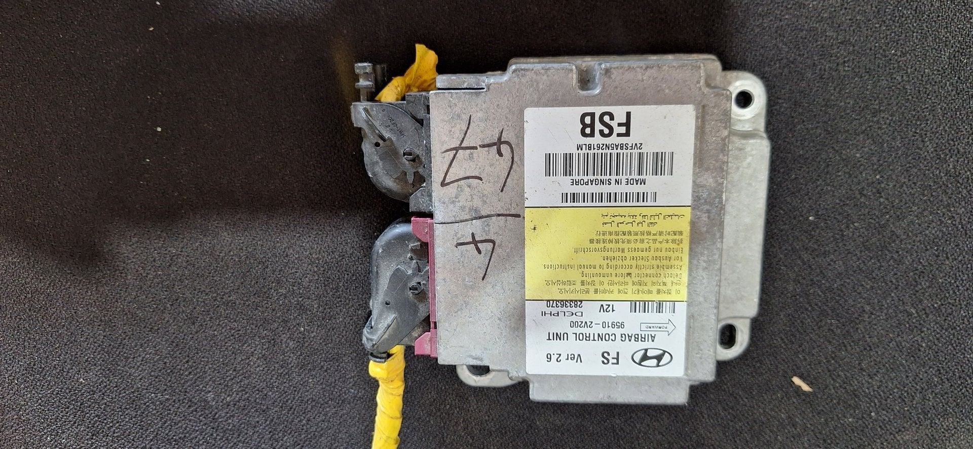 Originele Airbag Stuurmodule Computer Hyundai Kia Delphi Mob, Gebruikt, -, -, Ophalen of Verzenden