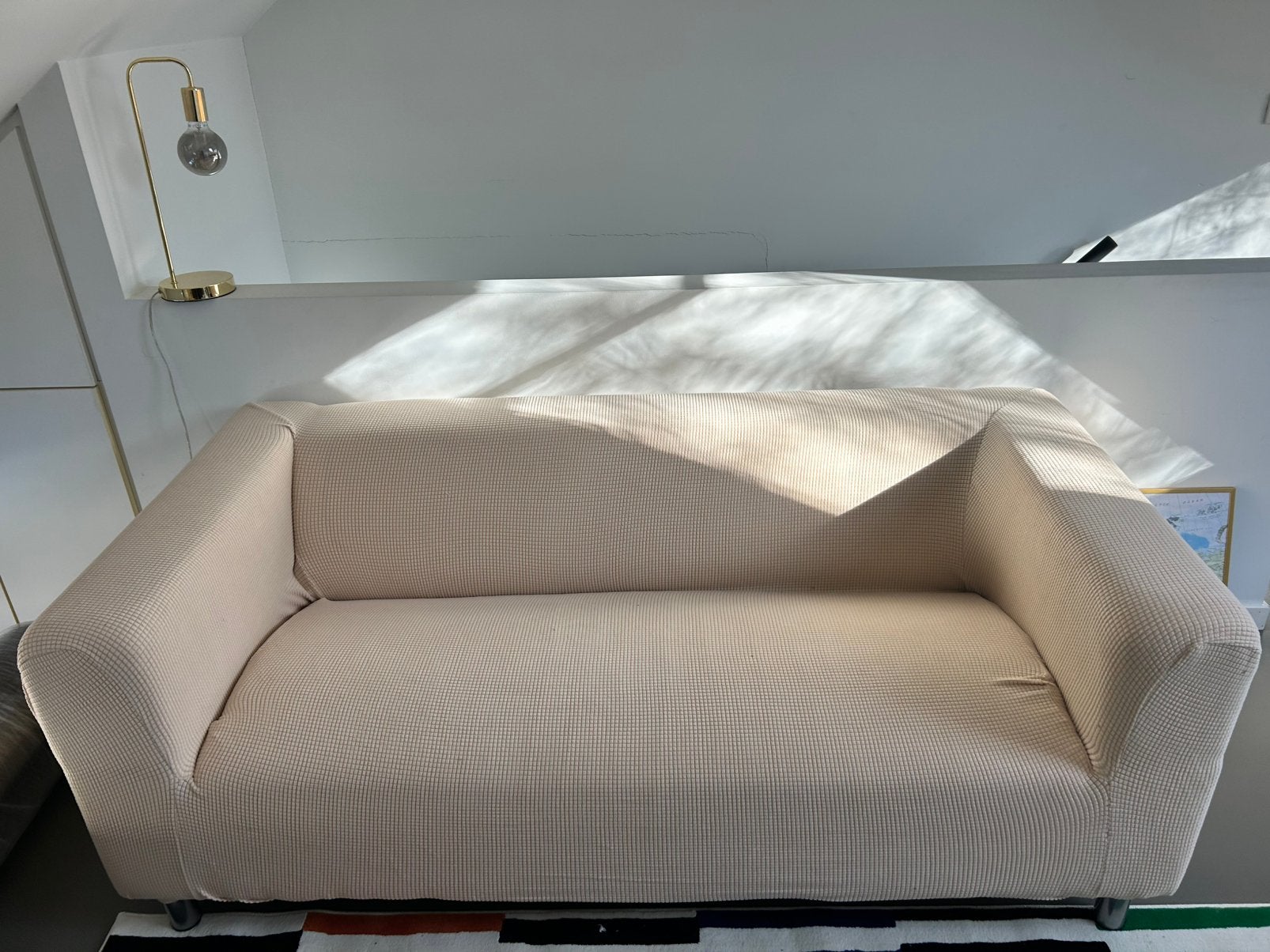 Ikea zetel Klippan, Huis en Inrichting, Ophalen, Gebruikt, Tweepersoons, Overige materialen