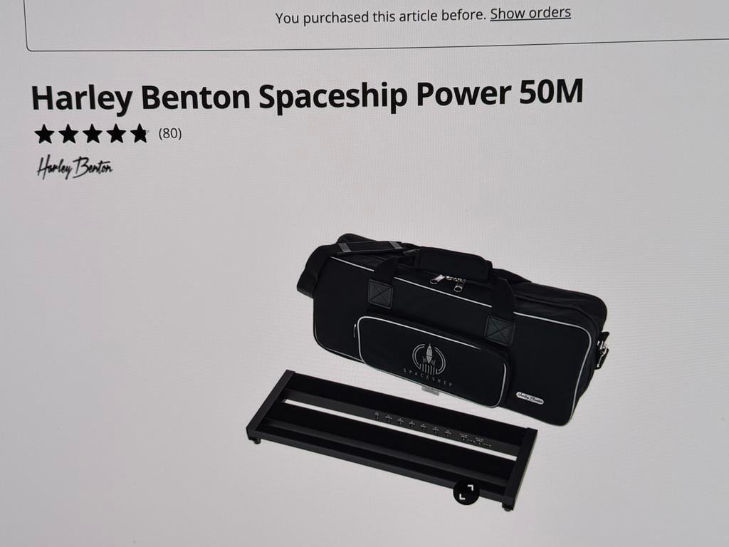 Harley Benton Spaceship power 50M, Muziek en Instrumenten, Ophalen, Zo goed als nieuw