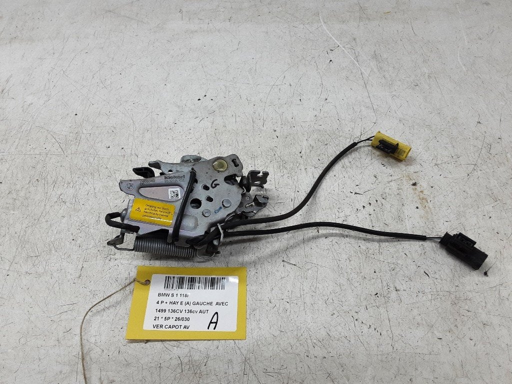 SERRURE CAPOT BMW 1 serie (F40) (01-2019/-) (746834906), Utilisé, BMW, Petuelring 130
80809  München, DE, Bayerische Motoren Werke AG