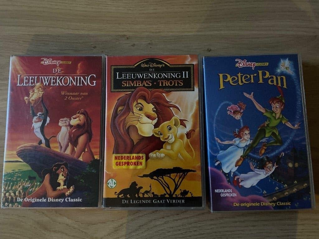 3 VHS Disney-Films, Cd's en Dvd's, Ophalen, VHS