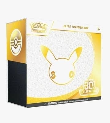Pokémon - 30th Celebration Elite Trainer Box, Hobby en Vrije tijd, Ophalen of Verzenden