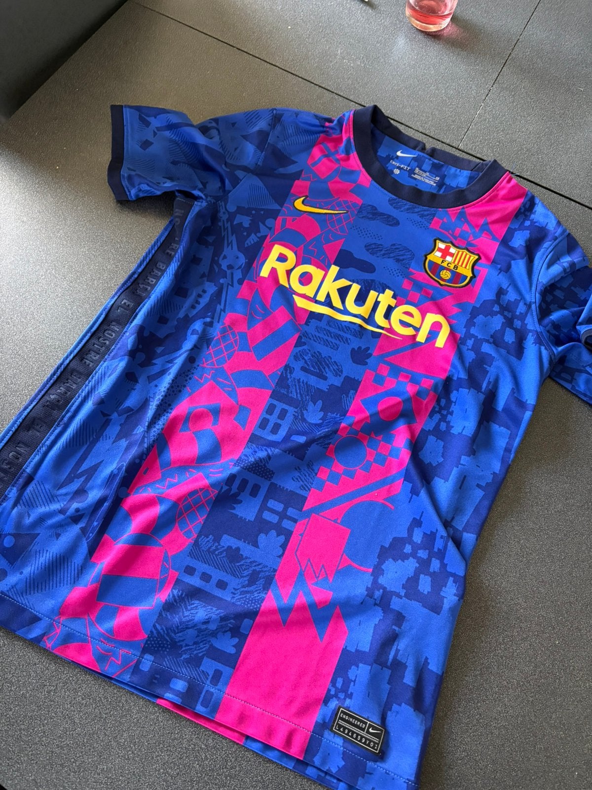 Origineel FC Barcelona 2021/2022 Nike - Maat 158-170, Sport en Fitness, Ophalen of Verzenden, Gebruikt, Shirt