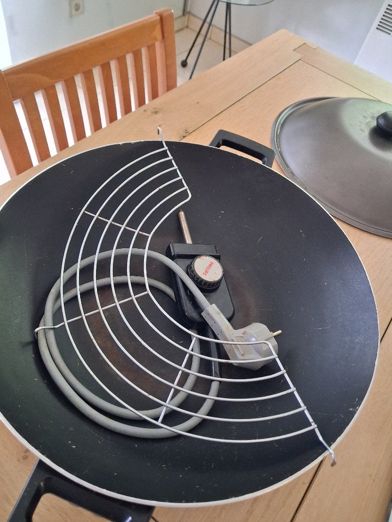 electrische wok, Ophalen, Zo goed als nieuw, Wok
