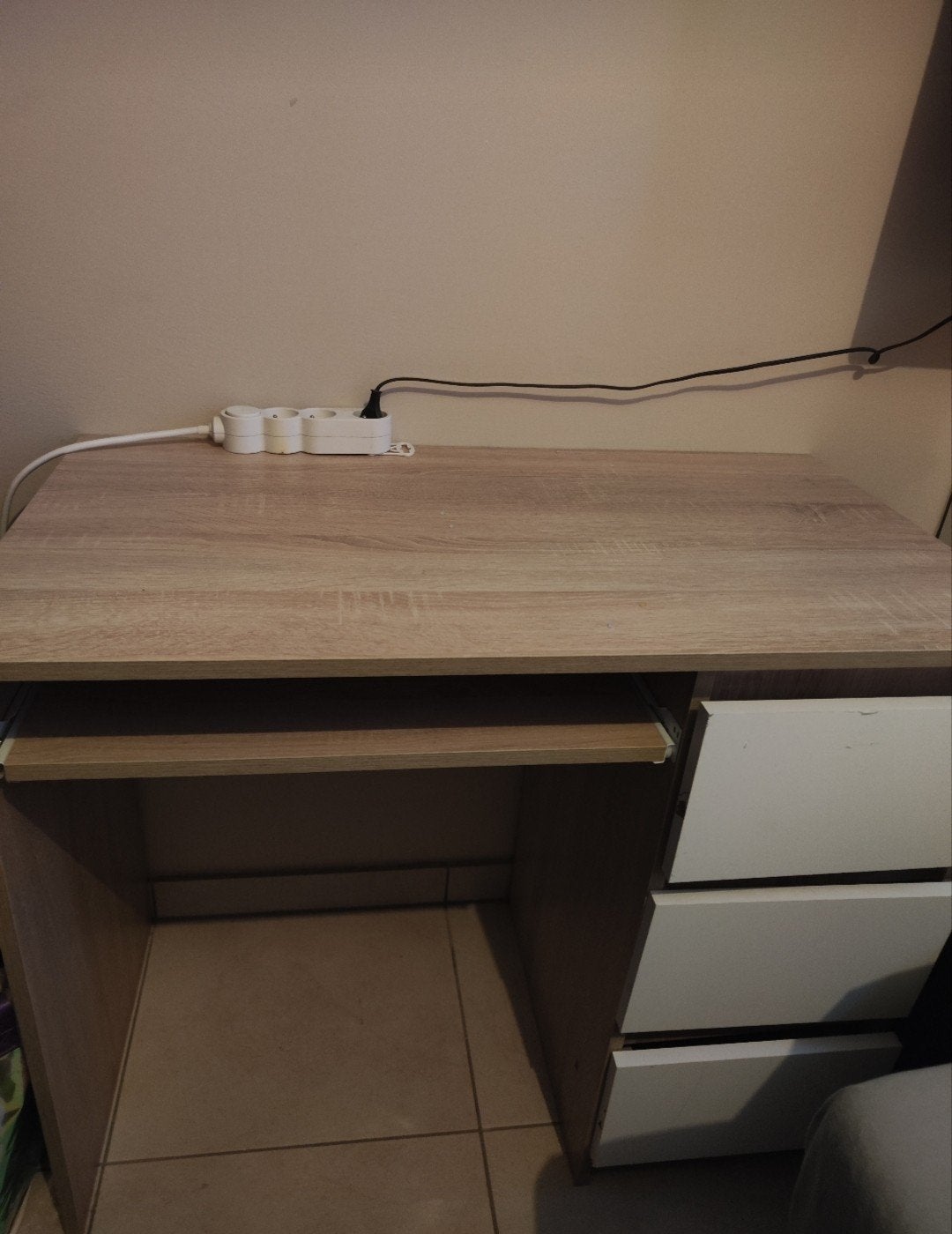 Bureau et chaise, Enlèvement, Utilisé, Bleu, Chaise de bureau