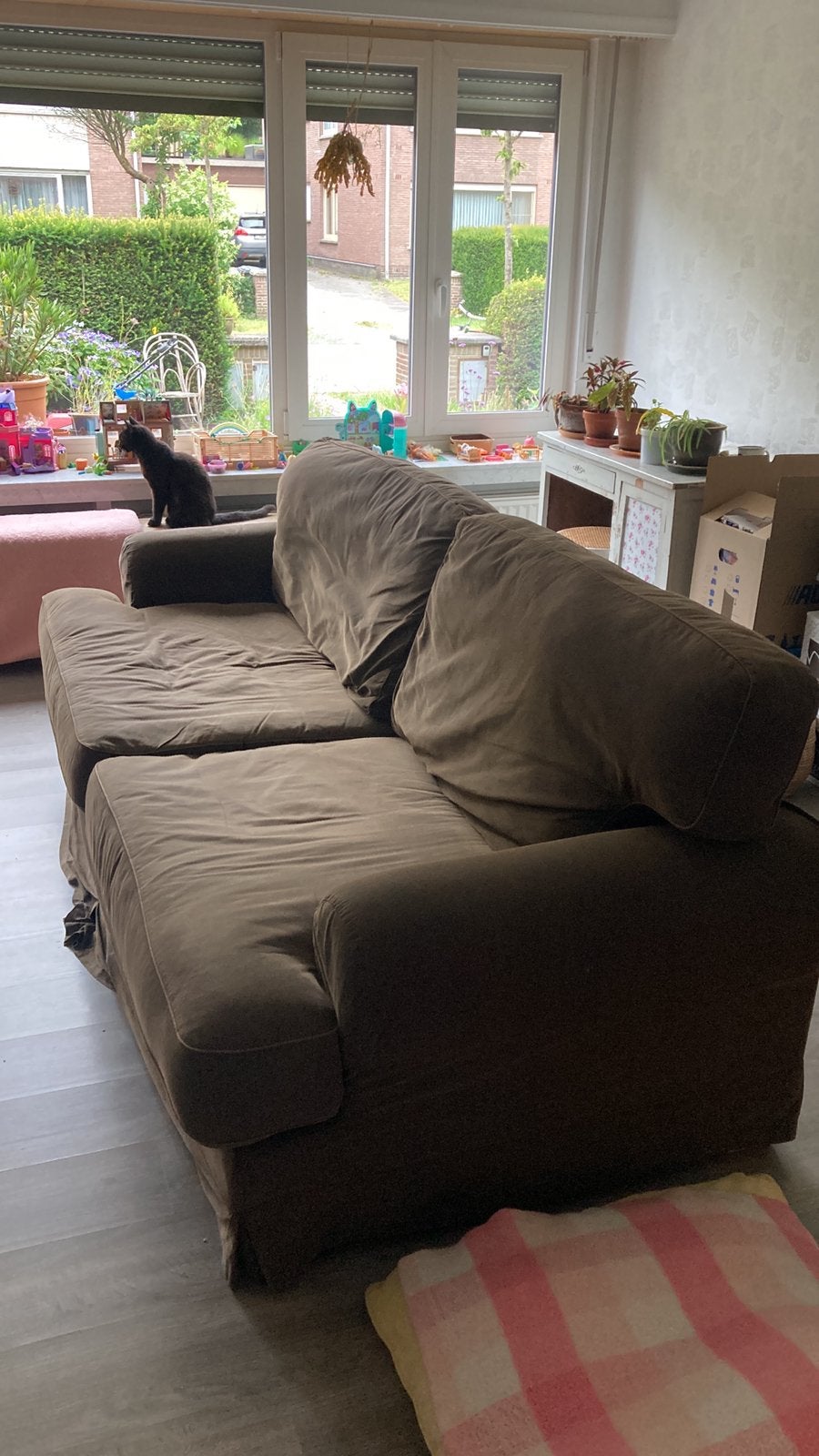 GRATIS zetel! Hoezen kunnen gewassen worden., Huis en Inrichting, Ophalen, Zo goed als nieuw
