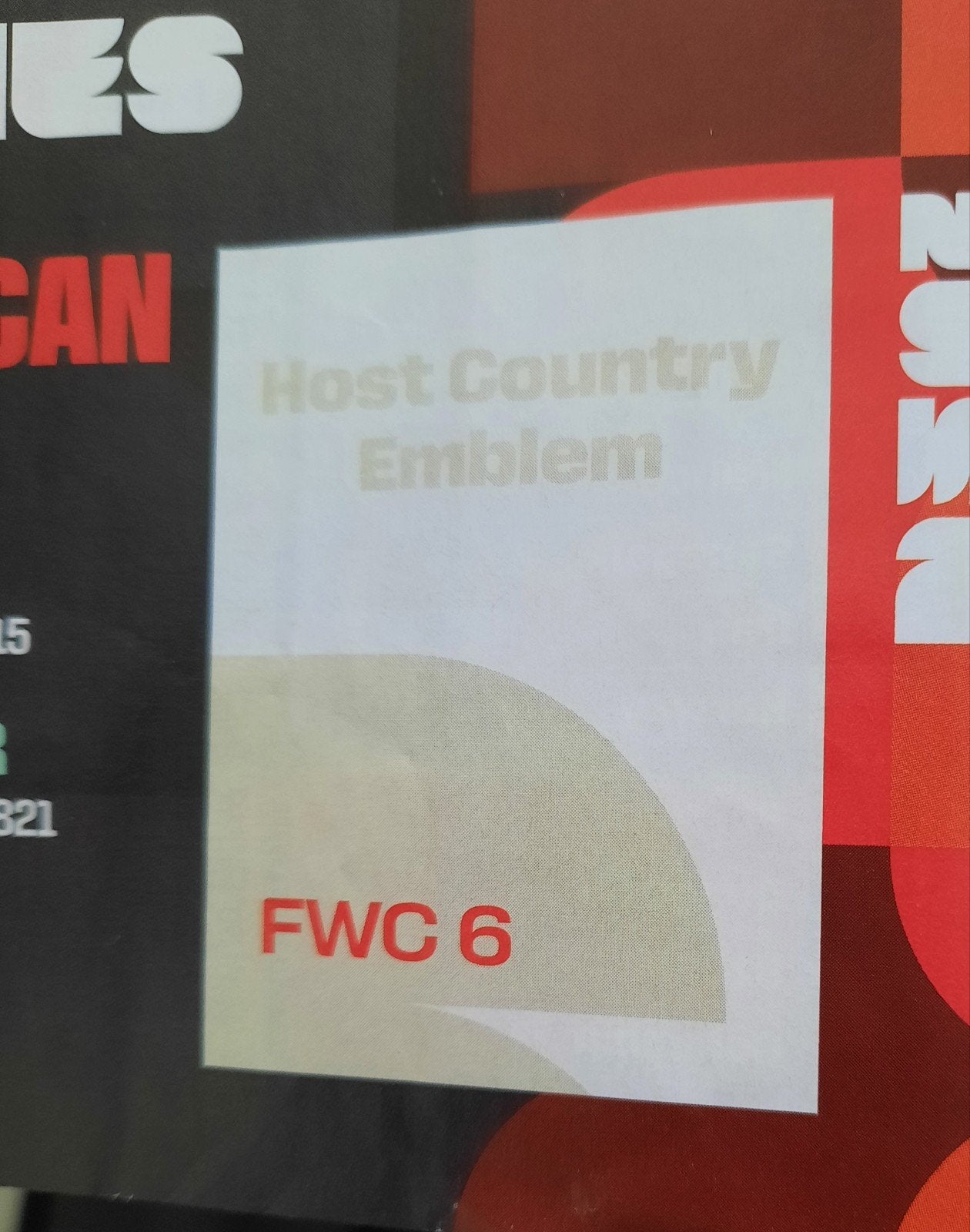Autocollant Panini FWC6 recherché, Enlèvement ou Envoi