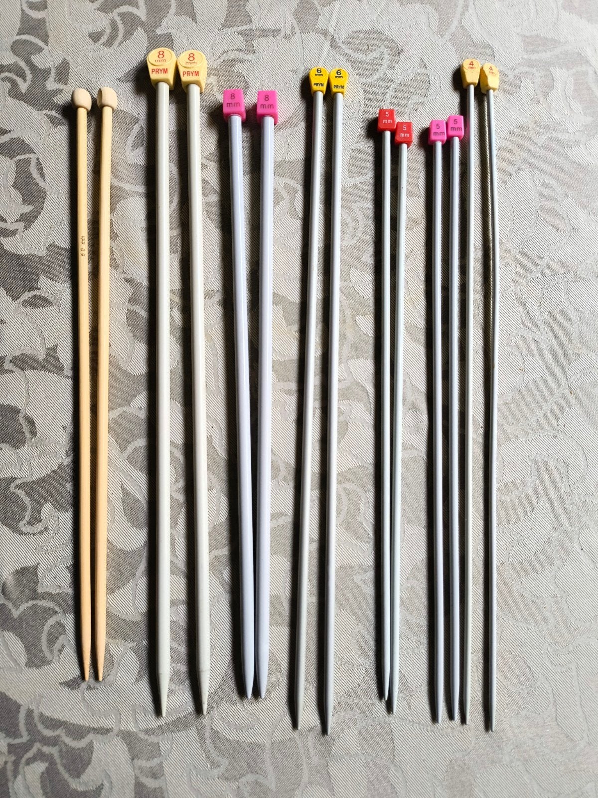 12 breinaalden in verschillende diktes, Hobby & Loisirs créatifs, Tricot & Crochet, Enlèvement, Comme neuf, Tricot, Laine ou Fils