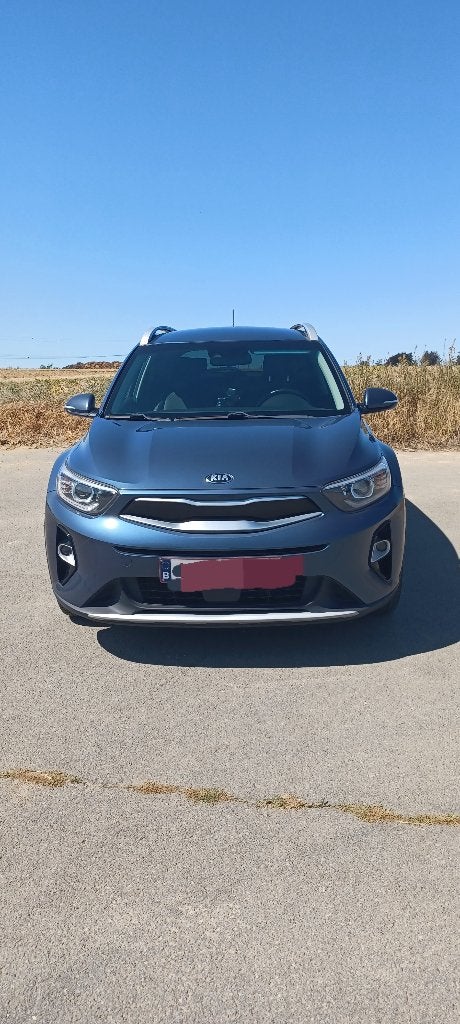 Kia Stonic te koop, Auto's, Blauw, Leder, 5 deurs, Particulier