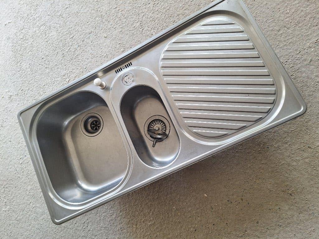RVS Inbouw Spoelbak, Ophalen, Gebruikt, Inox