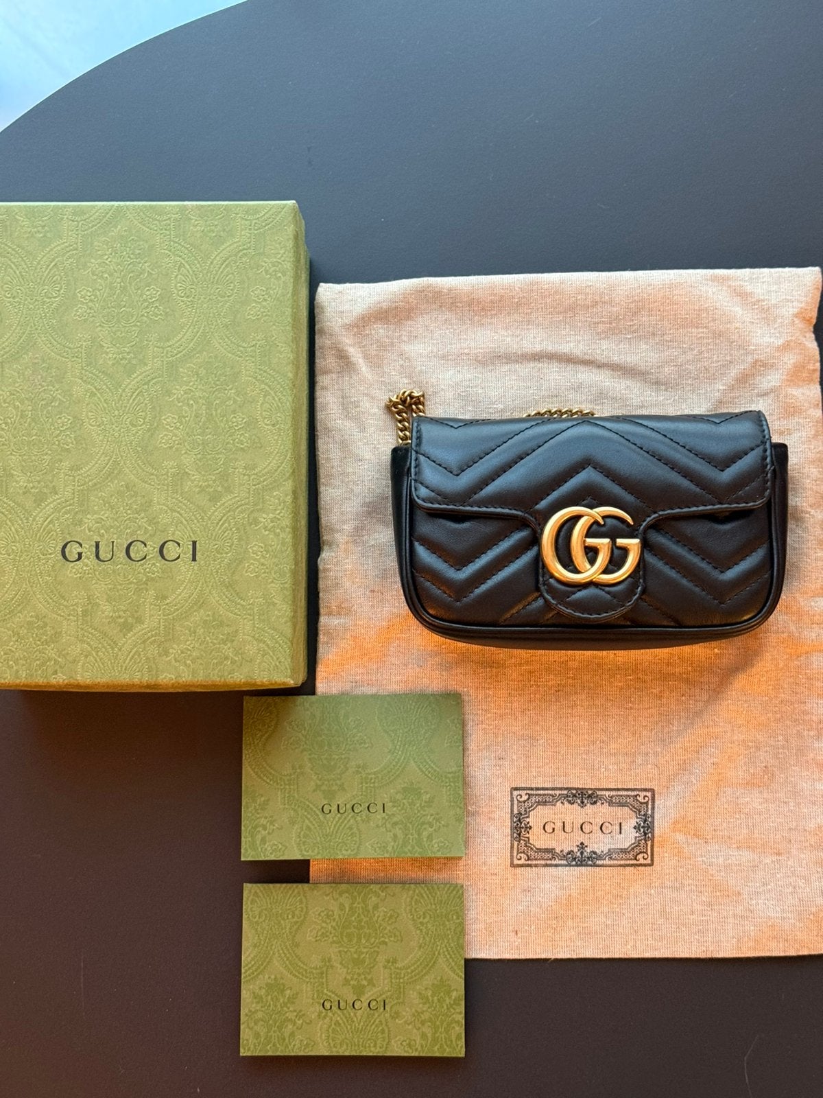 Gucci GG marmont mini shoulderbag schoudertas handtas, Handtassen en Accessoires, Ophalen, Zo goed als nieuw