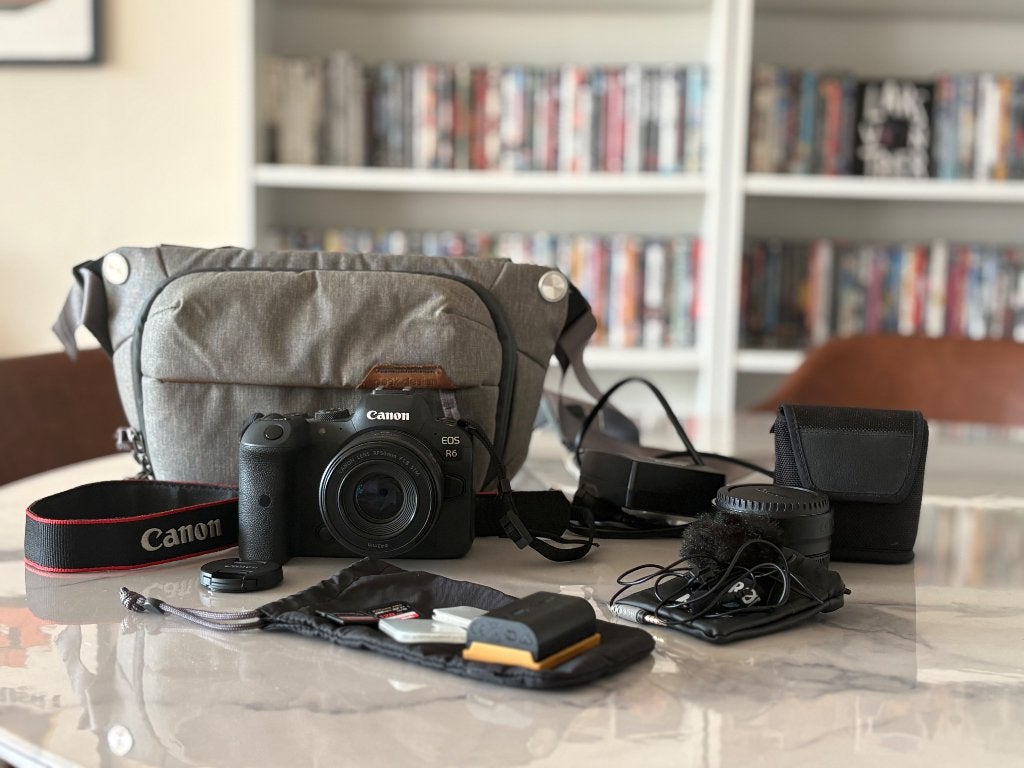 Kit Canon EOS R6, Audio, Tv en Foto, Bluetooth, Canon, Ophalen of Verzenden, Zo goed als nieuw